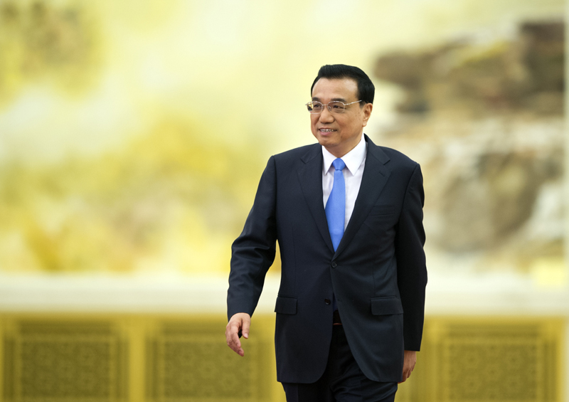 3月15日，國務(wù)院總理李克強(qiáng)在北京人民大會堂與中外記者見面，并回答記者提問。新華社記者 謝環(huán)馳 攝
