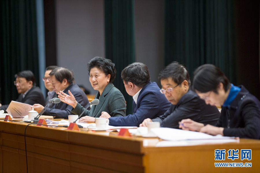 1月16日，中共中央政治局委員、國(guó)務(wù)院副總理劉延?xùn)|在北京出席“加強(qiáng)和改進(jìn)新形勢(shì)下高校思想政治工作專題研討班”開班式。 新華社記者崔新鈺 攝