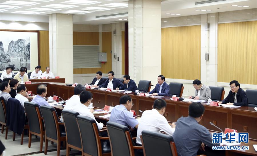 9月21日，中宣部在北京召開中央媒體駐外機(jī)構(gòu)外宣工作座談會。中共中央政治局委員、中央書記處書記、中宣部部長劉奇葆出席座談會并講話。新華社記者 謝環(huán)馳 攝 