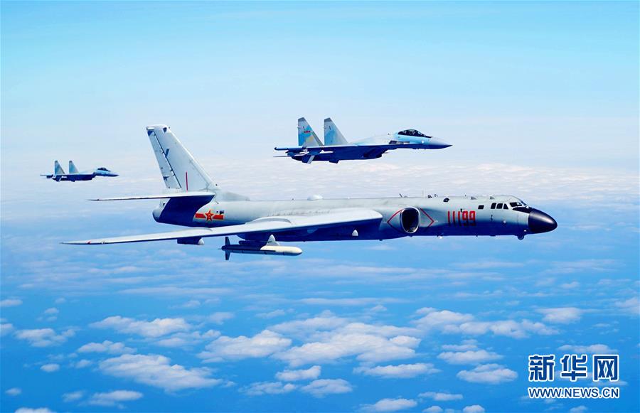 （圖文互動(dòng)）（1）空軍發(fā)布宣傳片展現(xiàn)殲-20、蘇-35、轟-6K海上新航跡