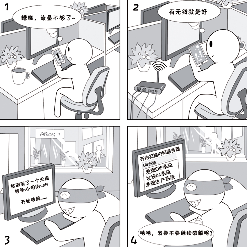 2018國家網(wǎng)絡(luò)安全宣傳周系列動(dòng)漫①丨還在“蹭”免費(fèi)WiFi？這些安全風(fēng)險(xiǎn)告訴你真能嚇一跳