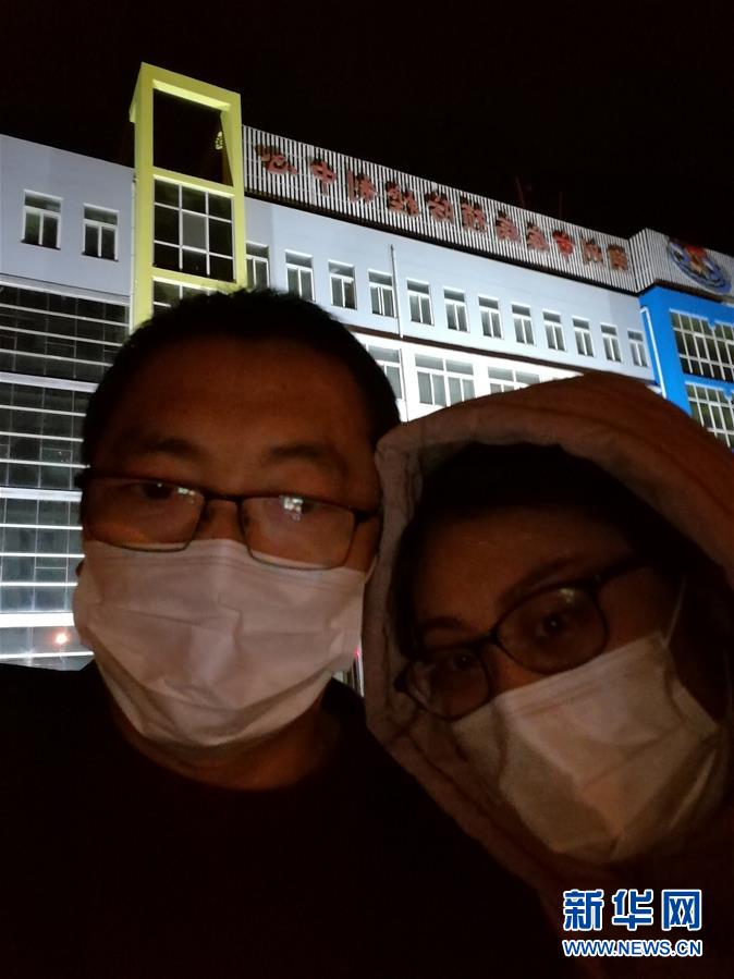 （一線抗疫群英譜·圖文互動）（3）山西檢測員伉儷：疫情不退，決不放松