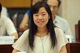 共產(chǎn)黨員微信、易信受眾代表喬薇發(fā)言
