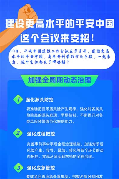 建設(shè)更高水平的平安中國(guó) 這個(gè)會(huì)議來(lái)支招！