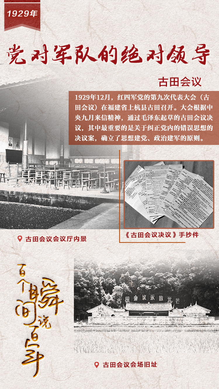 1929，黨對軍隊(duì)的絕對領(lǐng)導(dǎo)