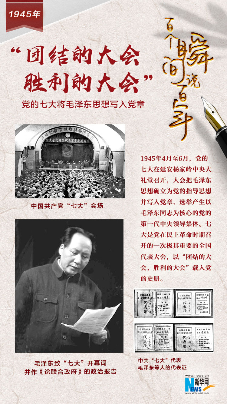 1945，“團(tuán)結(jié)的大會，勝利的大會”