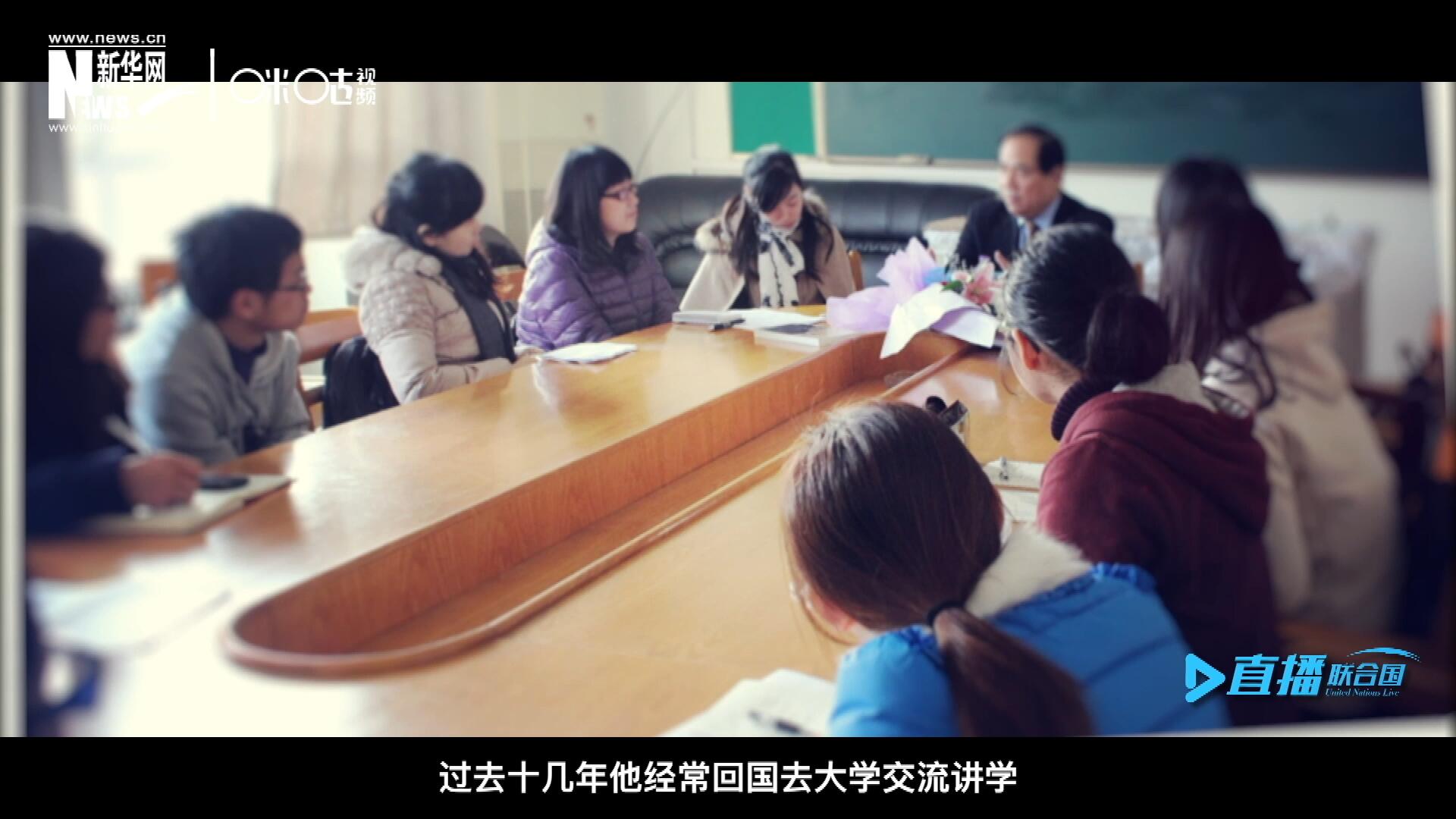 過去十幾年陳峰經(jīng)?；貒ゴ髮W(xué)交流講學(xué)，給年輕人分享他學(xué)習(xí)、工作和生活的故事。