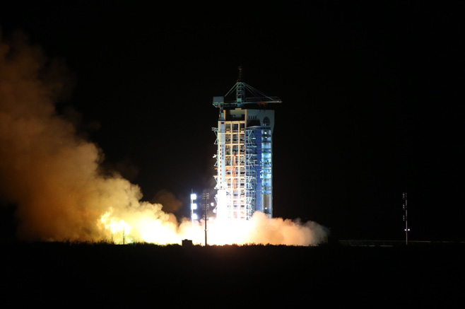 4月6日，實踐十號衛(wèi)星發(fā)射升空。