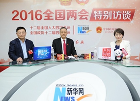 胡云騰、王建業(yè)做客新華網(wǎng)