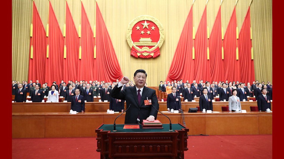 習(xí)近平當(dāng)選國(guó)家主席、中央軍委主席