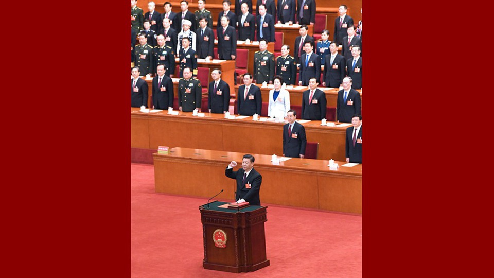 習(xí)近平當(dāng)選國(guó)家主席、中央軍委主席