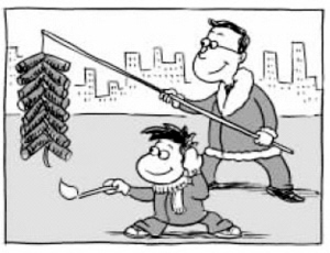 春節(jié)若遇霧霾，煙花怎么放？