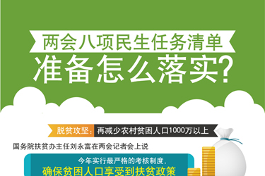 圖表：兩會八項民生任務(wù)清單準(zhǔn)備怎么落實？