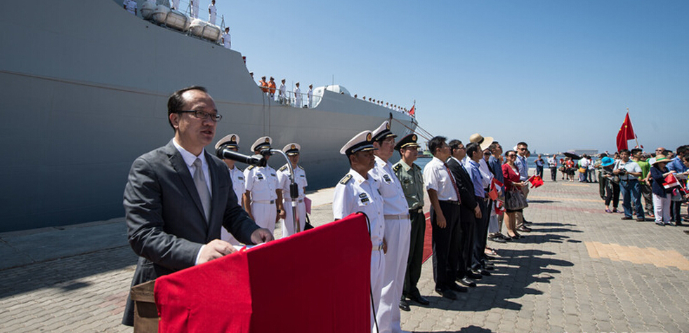 友誼、和平、交流、合作：中國(guó)海軍152艦艇編隊(duì)到訪埃及