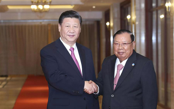 習(xí)近平再次會(huì)見老撾人民革命黨中央委員會(huì)總書記、國(guó)家主席本揚(yáng)