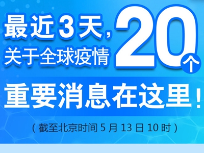 【圖解】最近3天，關(guān)于全球疫情20個(gè)重要消息在這里！